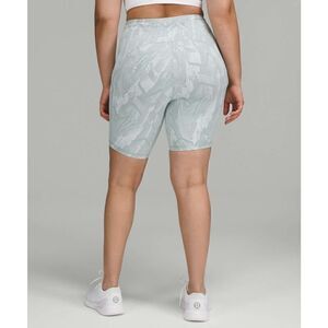 Lululemon Swift Speed High-Rise Short 8"Reverberate Chevron Jacquard Silver